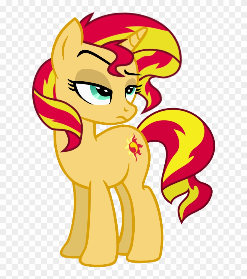 Sikander, Pony, Safe, Simple Background, Solo, Sunset - Sunset Shimmer Pony Png Clipart #2982186