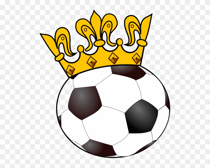 Soccer Ball With Crown Clip Art At Clkercom Vector - Soccer Ball Clip Art - Png Download