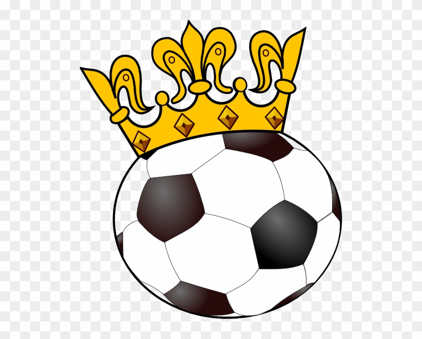 Soccer Ball With Crown Clip Art At Clkercom Vector - Soccer Ball Clip Art - Png Download #2982261