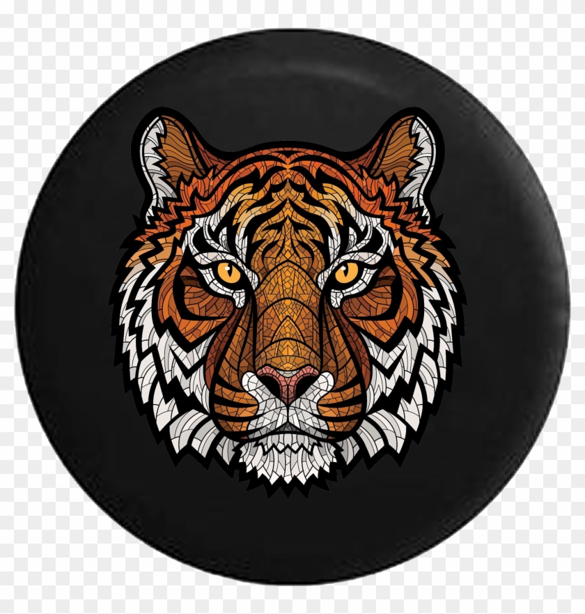 Tiger Stripes Png - Tiger Ornate Clipart #2982375