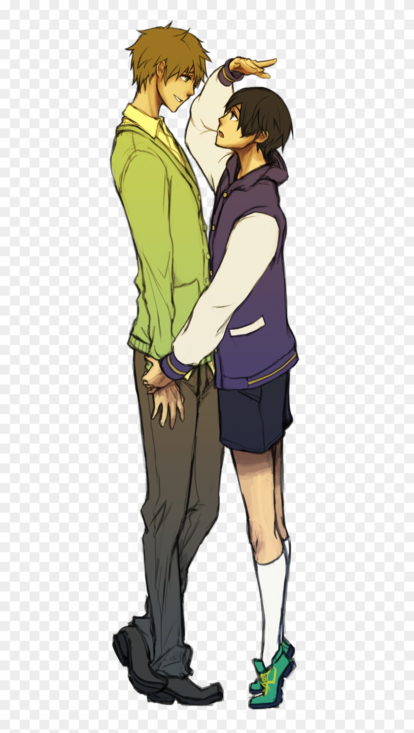 Free Makoto Tachibana Haruka Nanase Free Iwatobi Swim - Illustration Clipart