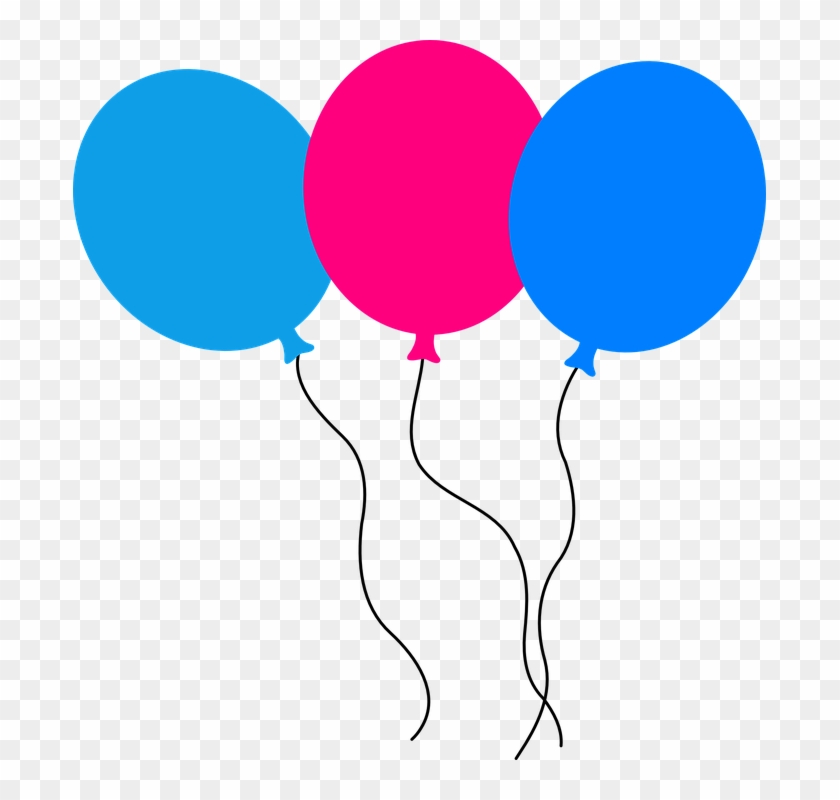 Globos Png Vector - Birthday Balloons Animated Transparent Clipart