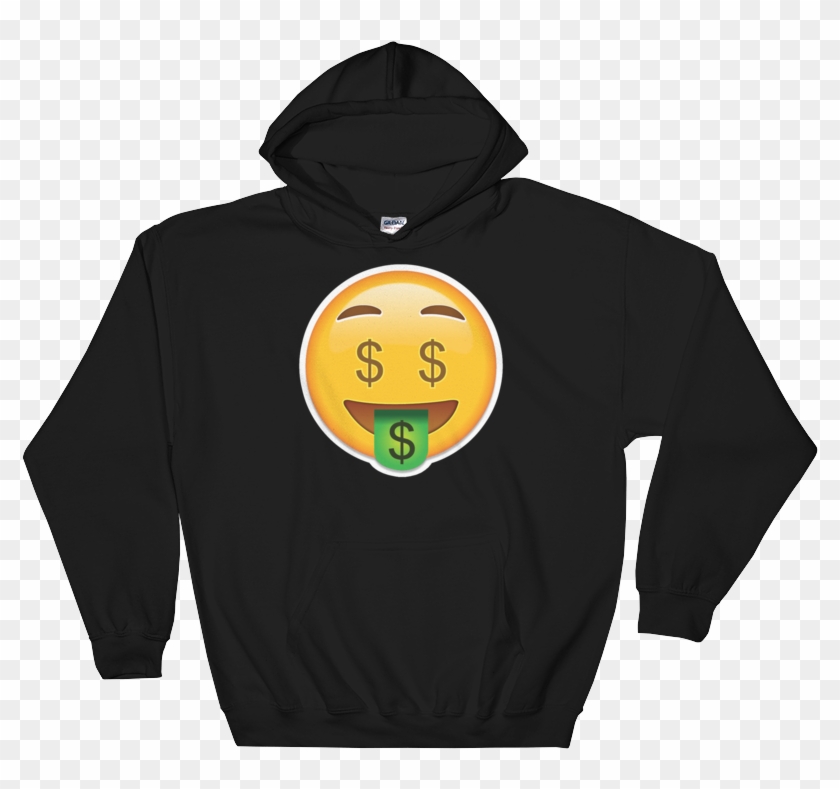Money Face-just Emoji - Sweatshirt Clipart #2983801