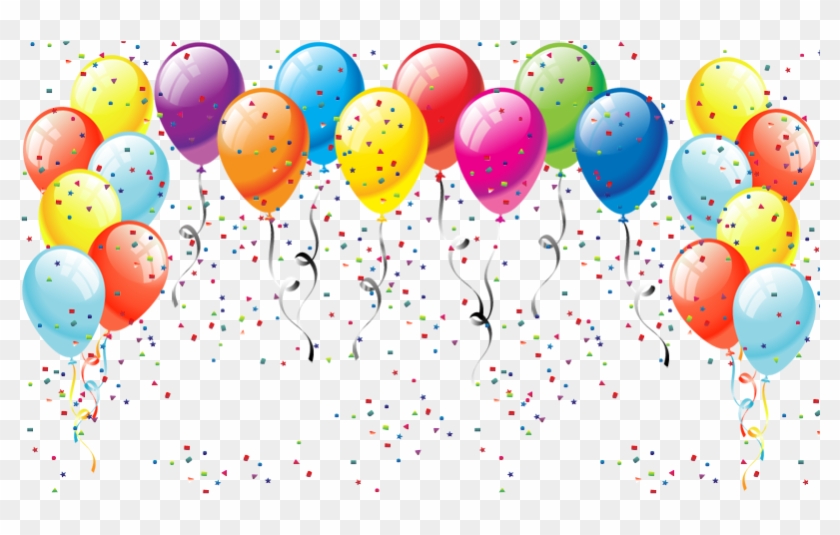 Globos Fiesta Png - Imagenes De Feliz Cumpleaños Con Movimiento De Amor Clipart