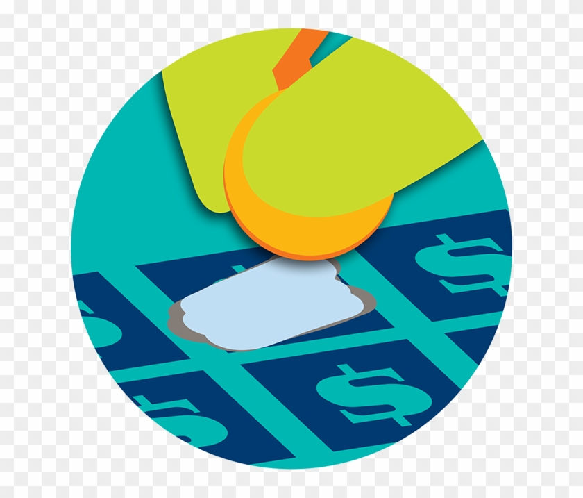 Scratch Your Ticket - Circle Clipart