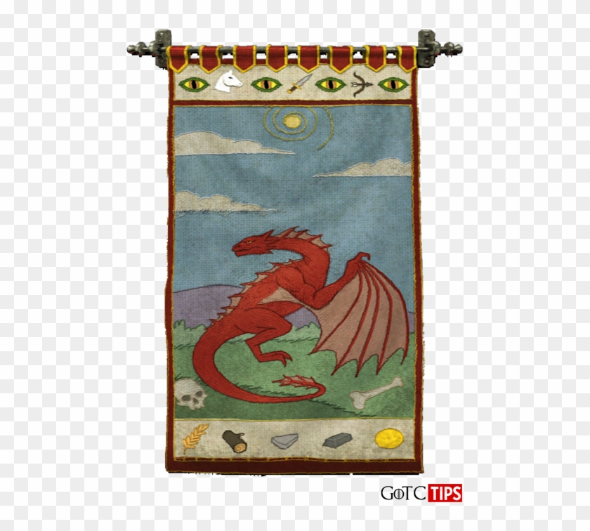 Game Of Throne Conquest Dragon Graphics Tapestry - Game Of Thrones Conquest Dragon Art Clipart #2984804