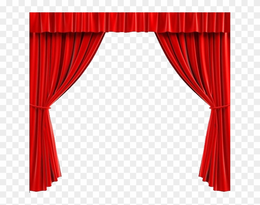 Curtains Png - Stage Curtains Clipart Transparent Png #2985116