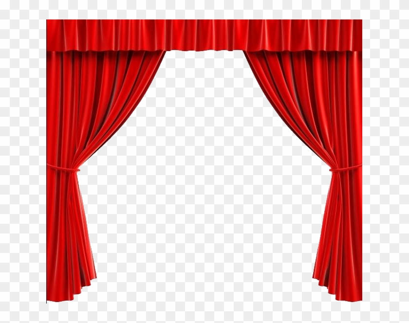 Curtains Png - Stage Curtains Clipart Transparent Png #2985116