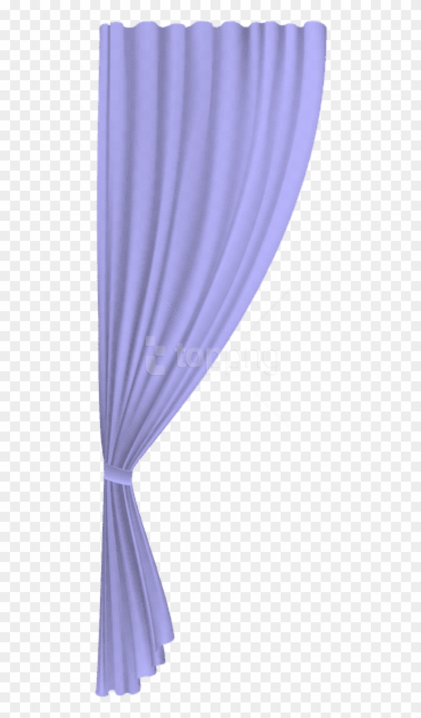 Free Png Download Violet Curtain Transparent Clipart - Curtain
