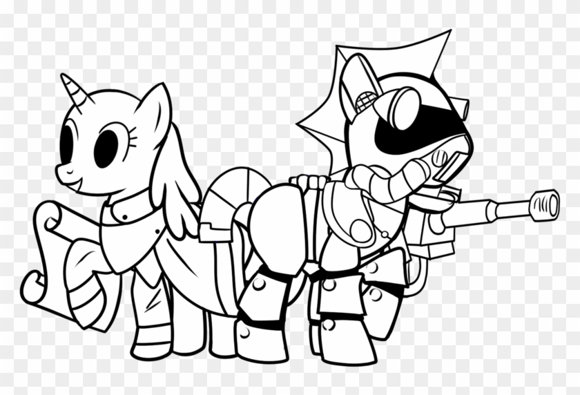 Fallout Drawing Ranger - Fallout Equestria Scribe Clipart #2985560