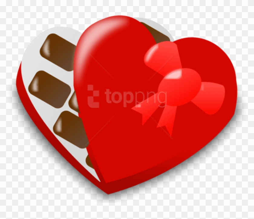 Free Png Download Valentines Day Chocolates Png Images - Valentine Chocolate Clip Art Transparent Png #2985843