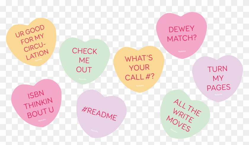 Free Library Posters For For Valentines Day - Library Valentines Day Hearts Clipart