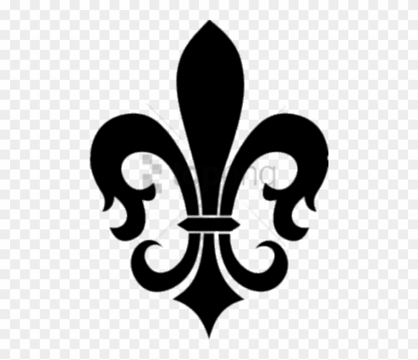Free Png Black Fleur De Lis Png Image With Transparent - Flor De Lis Png Clipart
