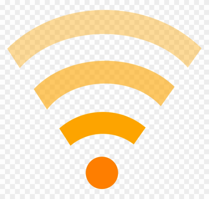 Wi-fi Logo Png - Orange Wifi Png Clipart #2986379