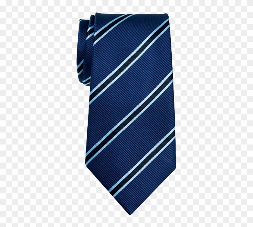 British-striped Navy Blue Tie By Retreez - Necktie Clipart