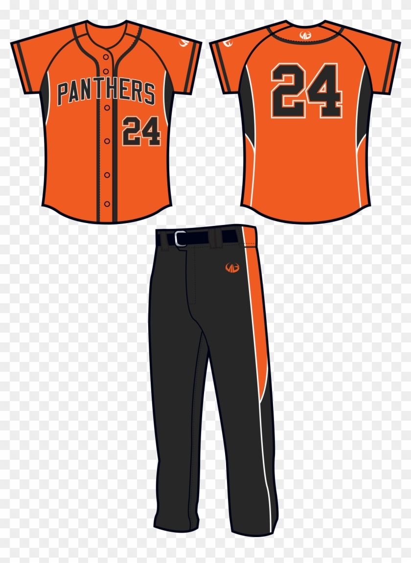Custom Uniforms Team Uniform Diamond Gallery Image - Orange Softball Uniforms Clipart