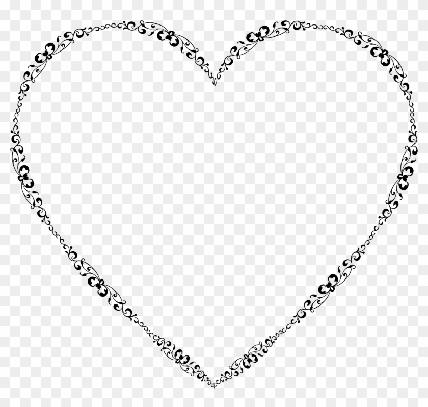 Heart Clipart Clipart Elegant Heart - Music Notes Heart Png Transparent Png