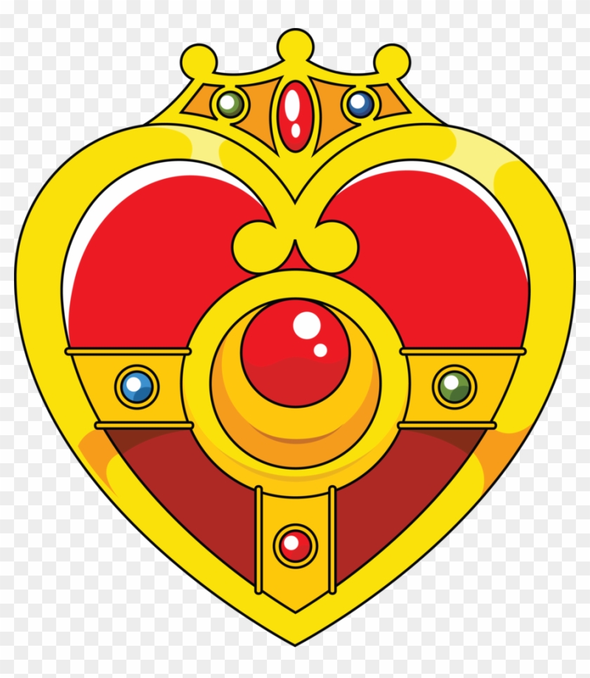 Sailor Moon Clipart Compact Transparent - Sailor Moon Red Brooch - Png Download