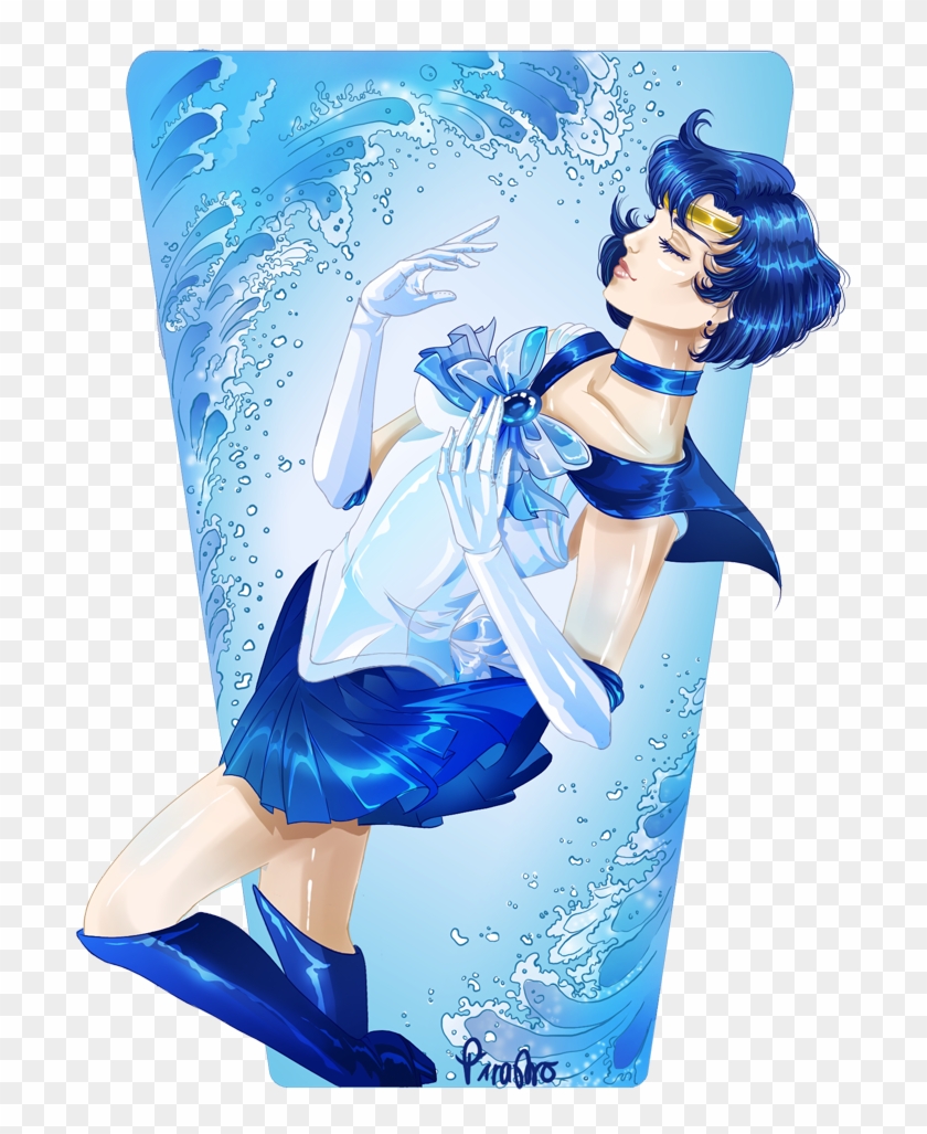 Sailor Mercury By Pirastro - Cartoon Clipart #2987848