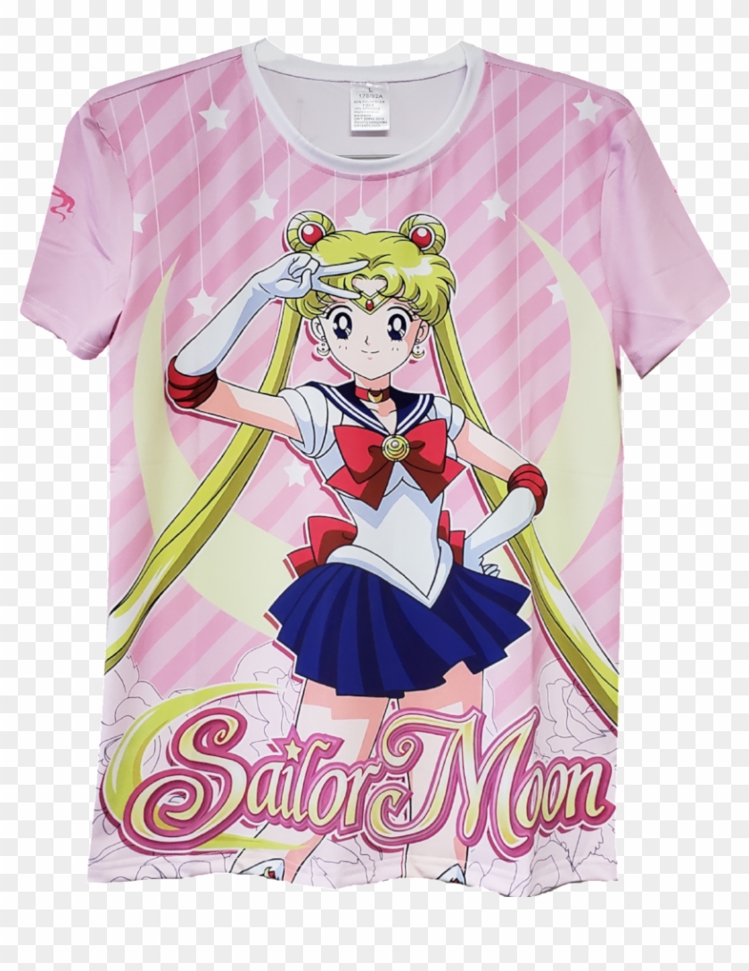 T-shirt Sailor Moon Pink - Sailor Moon Season 2 Clipart