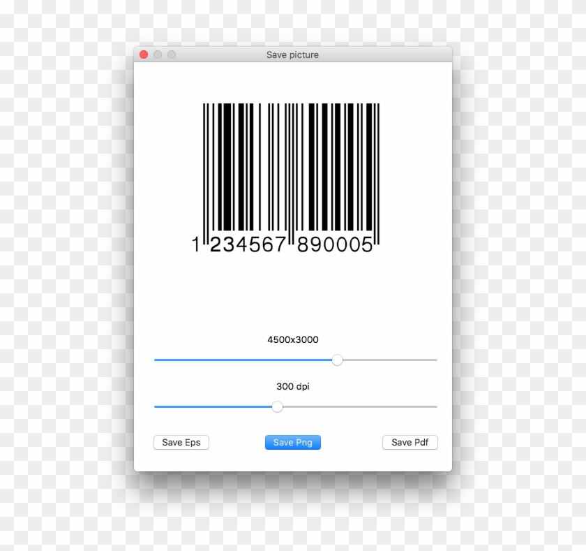 Save The Bar Code As Vector Picture At Size Up To 7500x5000, - Barcode Clipart #2988060
