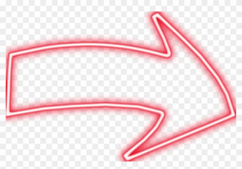 Neon Arrow Png - Red Neon Arrow Png Clipart