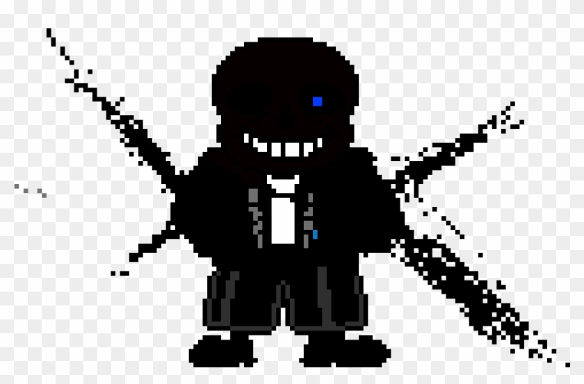 Nightmare Sans Sprite - Nightmare Sans Battle Sprite Clipart
