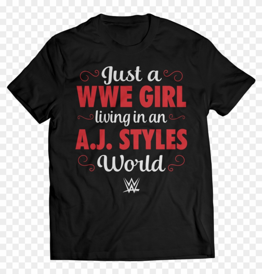 A - J - Styles - Wwe Girl Living In An Aj Styles World - Hurricanes Bunch Of Jerks Shirt Clipart
