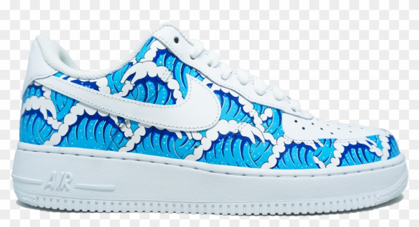 Big Blue Drip - Skate Shoe Clipart #2988369