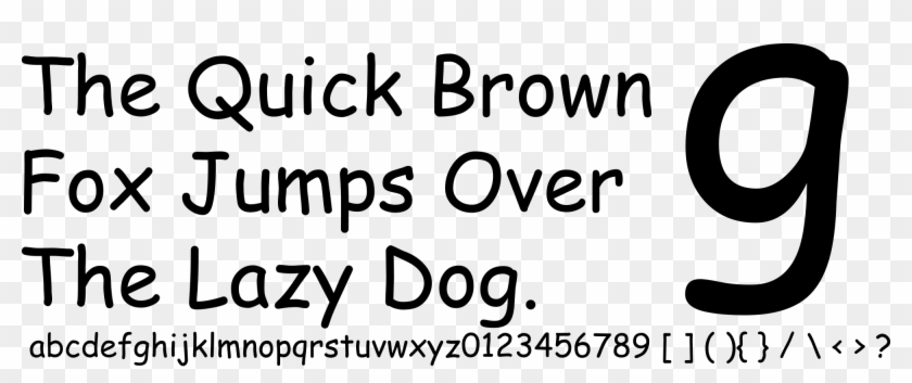 File Sample Svg - Comic Sans Ms Clipart #2988467
