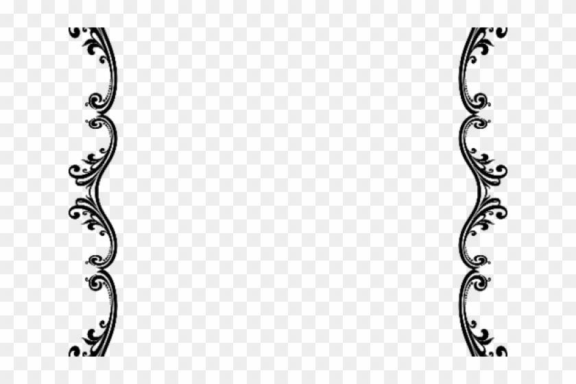 Black Border - Transparent Background Border Designs Clipart