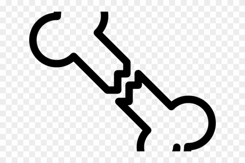 Bones Clipart Boken - Broken Bone Clip Art - Png Download