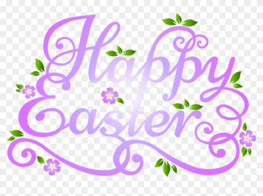 Free Png Download Deco Happy Easter Transparent Png - Happy Easter 2019 To Family And Friends Clipart #2989241