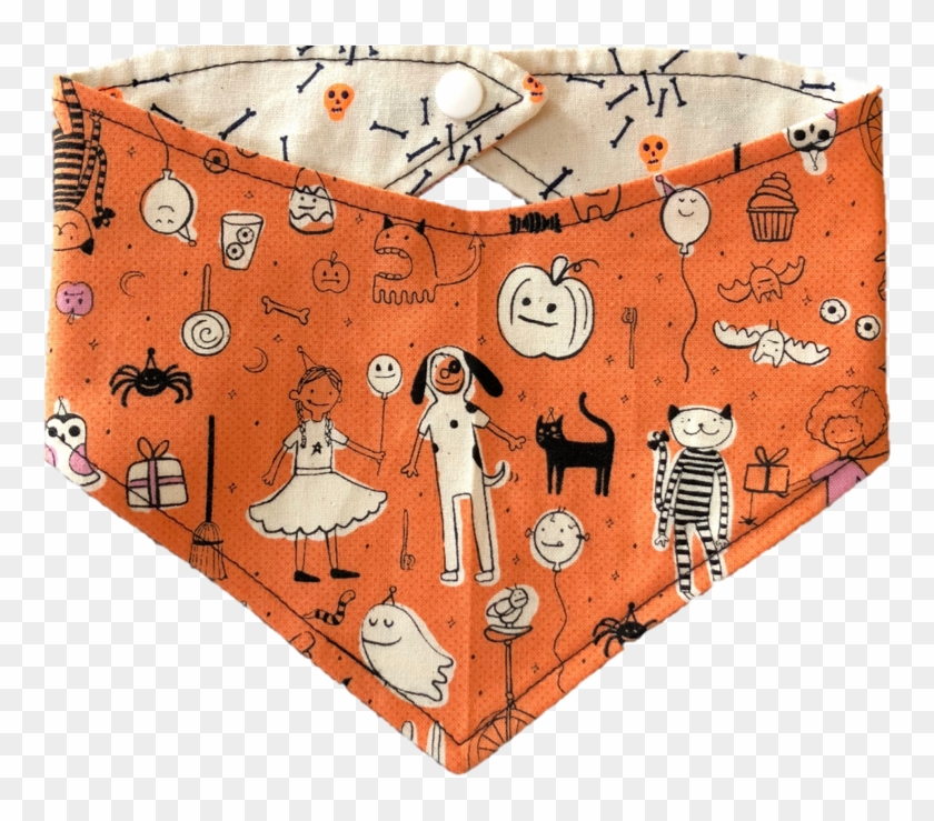 Trick Or Treat Dog Bandana - Handbag Clipart