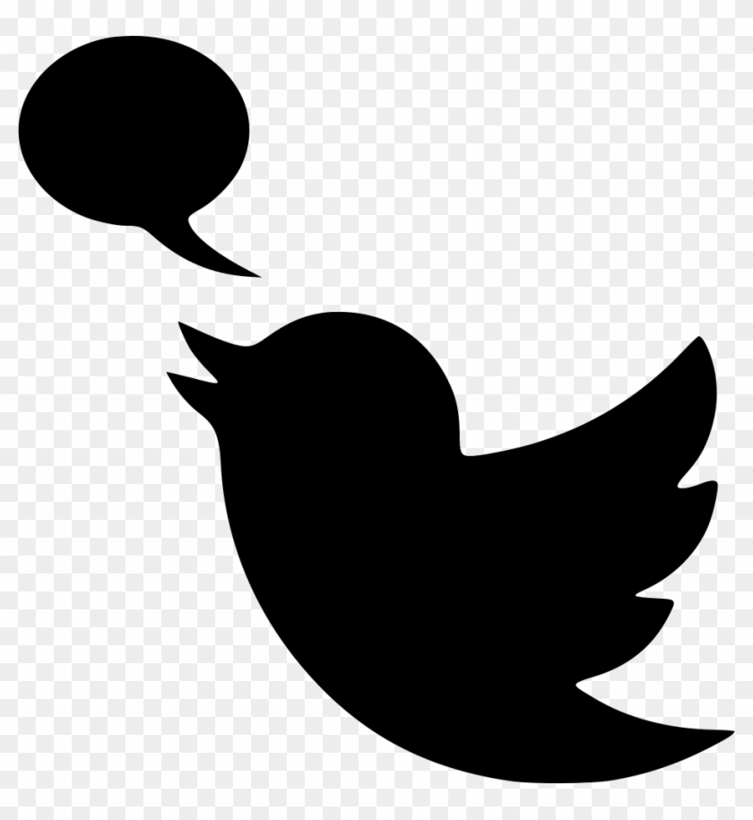 Png File - Twitter Logo Reversed Clipart #2990081