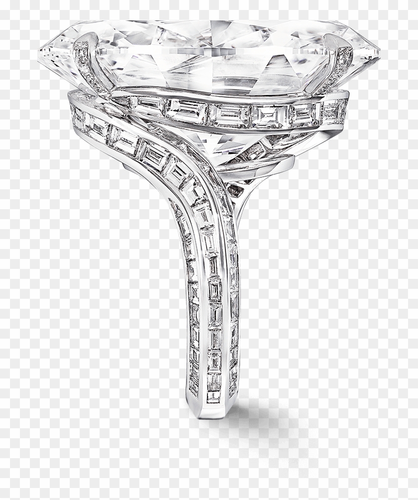 Shrank View Of A Graff High Jewellery Ring With A - Graff Oval Diamond Ring Clipart