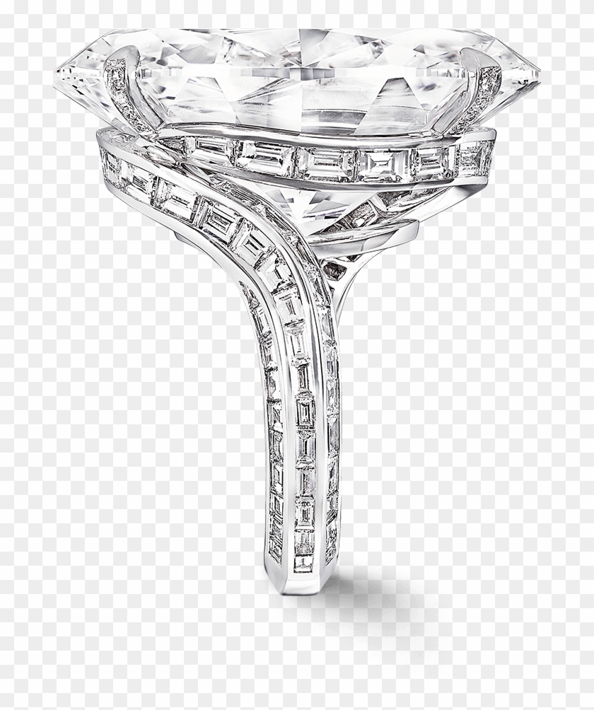 Shrank View Of A Graff High Jewellery Ring With A - Graff Oval Diamond Ring Clipart #2990270