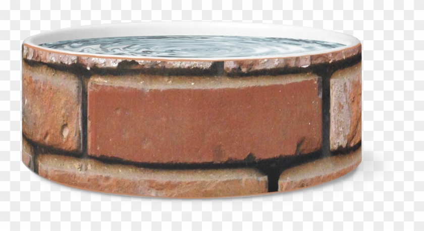 Brick Wall Dog Bowl - Hardwood Clipart #2990488