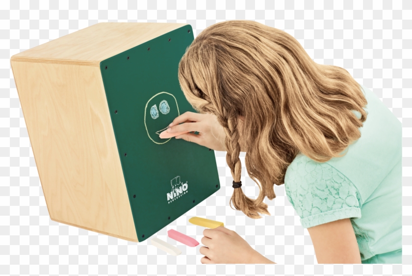 Chalkboard Cajon Bild4 - Girl Clipart