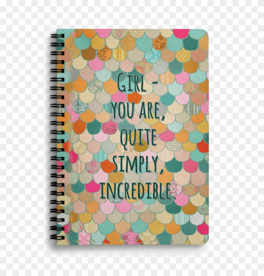Dailyobjects Girl You Are Quite Simply Incredible A5 - Sketch Pad Clipart