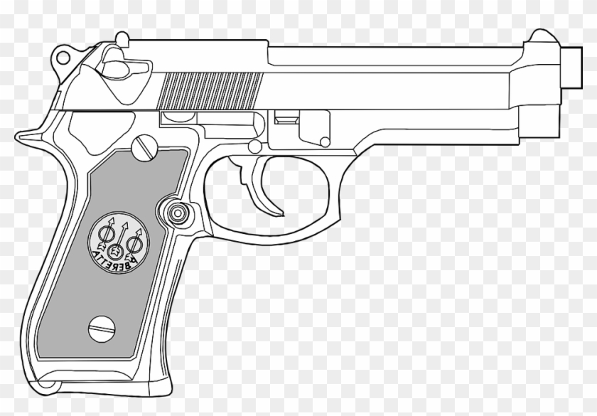Pistol Png - Tattoo Designs Hand Guns Clipart