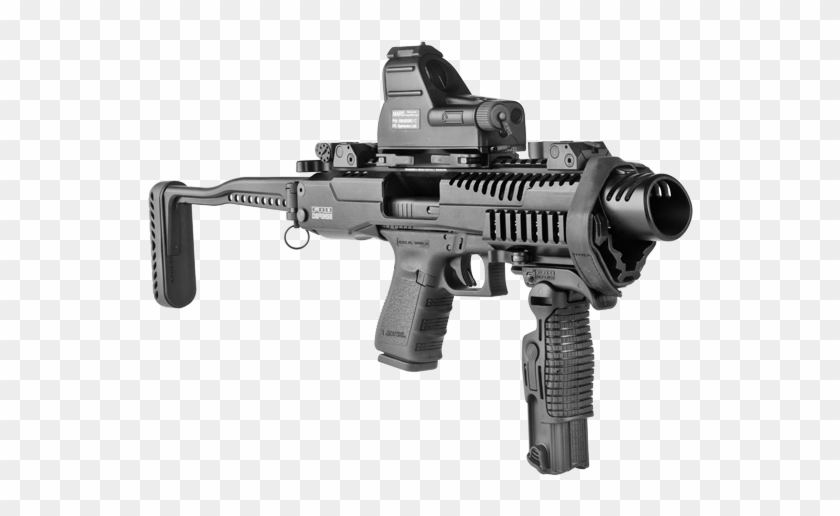 Fab Defense Kpos Pdw Conversion Kit Zombie Weapons, - Glock 17 Pdw Clipart