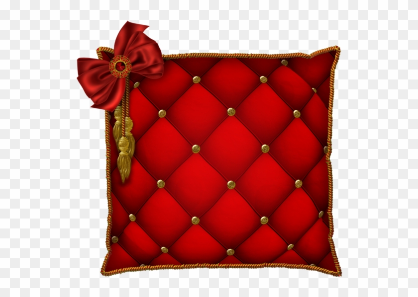 Red Pillows Png - Cushion Clipart