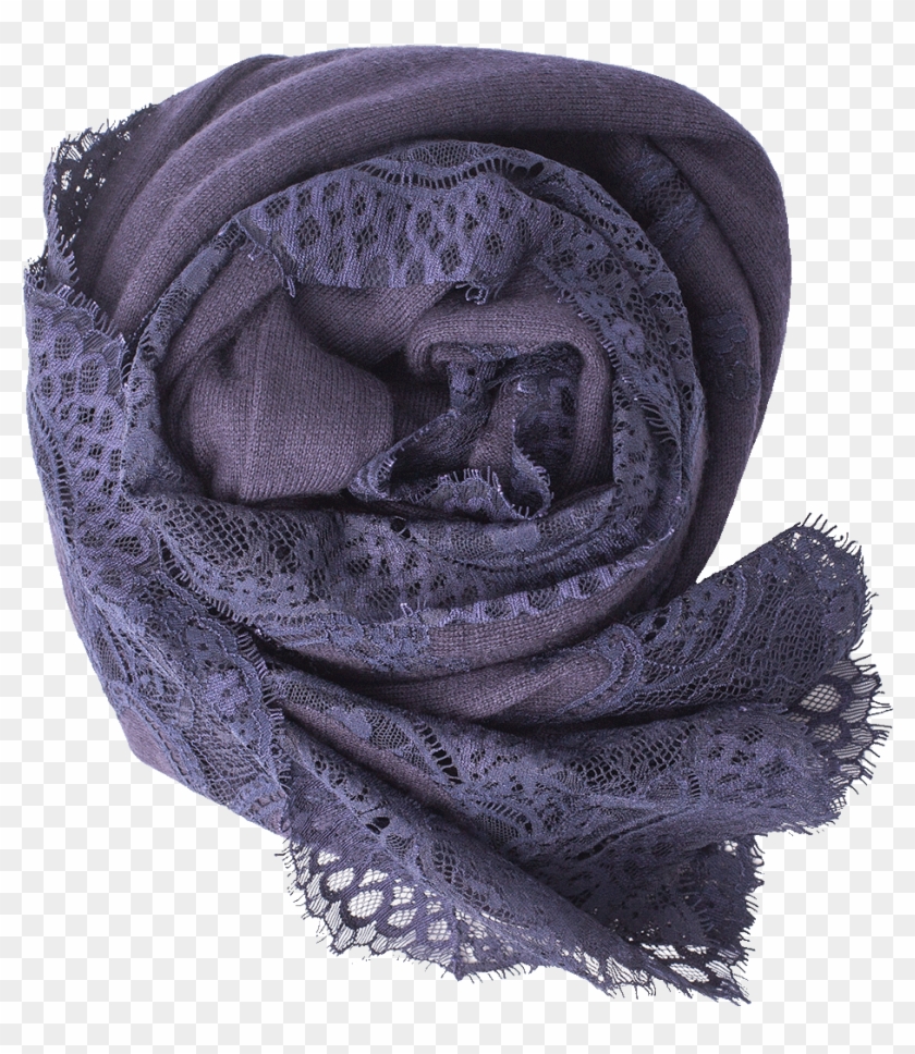 Lace Border Shawl - Scarf Clipart #2992239