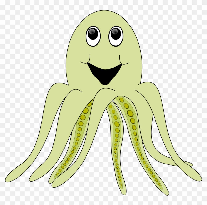 This Free Icons Png Design Of Octopus 01 - รูป ปลาหมึก กล้วย การ์ตูน Clipart