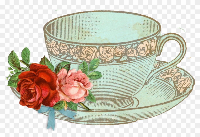 Clip Freeuse C B Ddc Orig Png Great - Vintage Tea Cup Clip Art Transparent Png