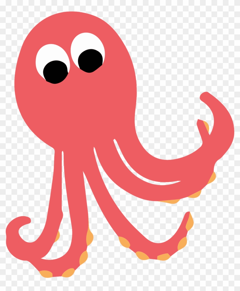 Clipart Animals Octopus - Cartoon Sea Animals Transparent - Png Download