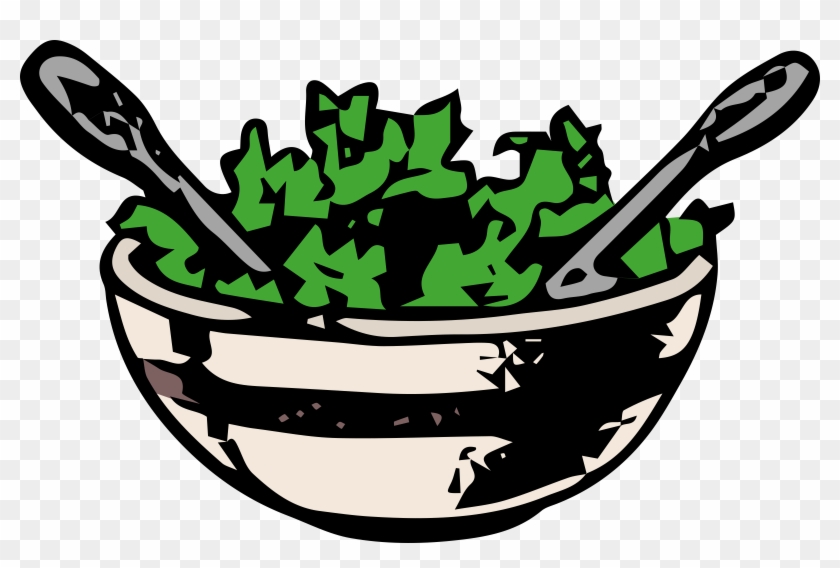 This Free Icons Png Design Of Salad Colour - Salad Clipart Black And White Transparent Png