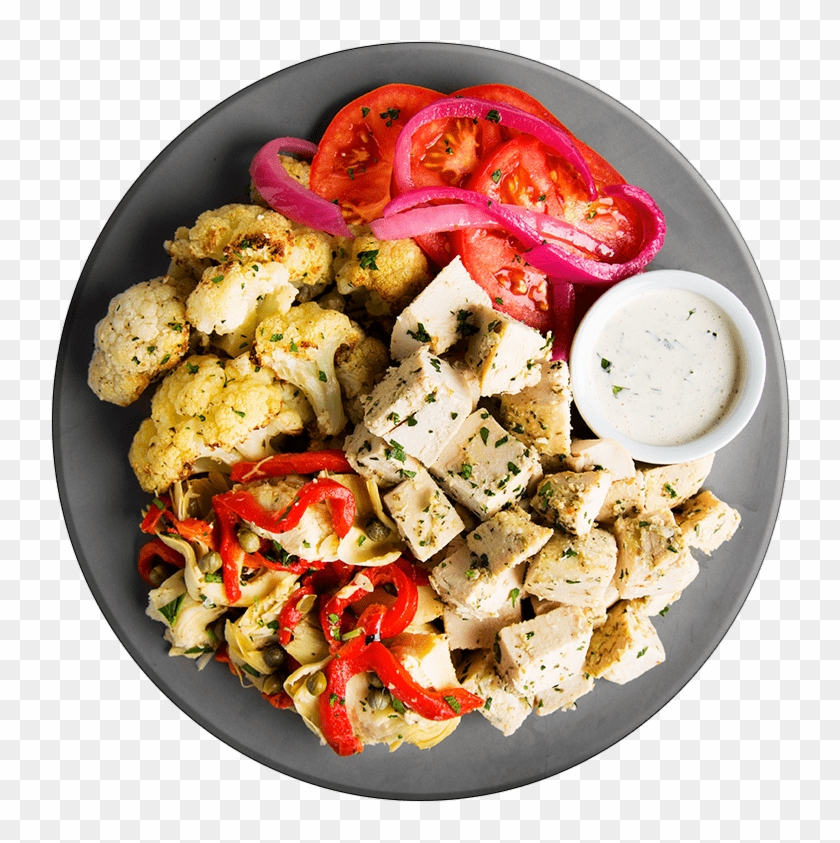 Greek Chicken Gyro Plate - Salad Clipart #2992710