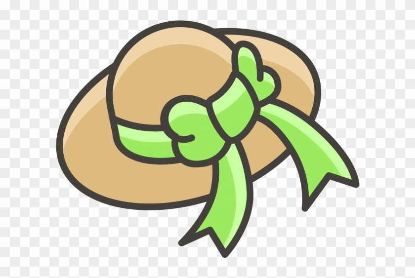 Woman's Hat Emoji Icon Clipart